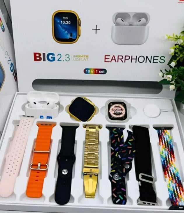 i20 Ultra Smart Watch with Air Buds – The Ultimate Combo