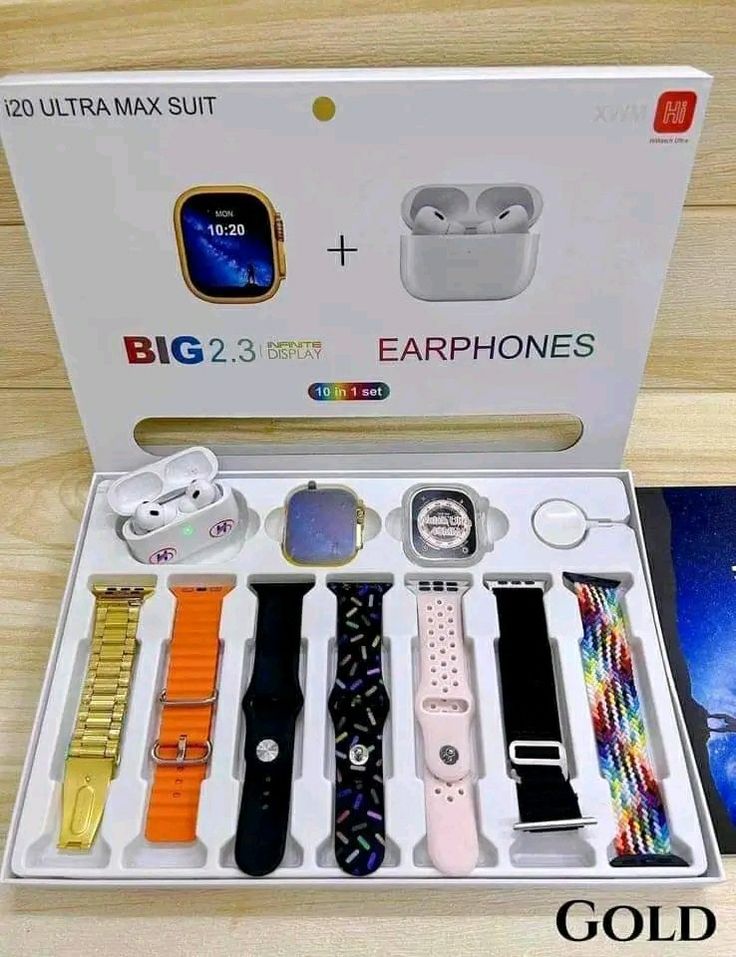 i20 Ultra Smart Watch with Air Buds – The Ultimate Combo
