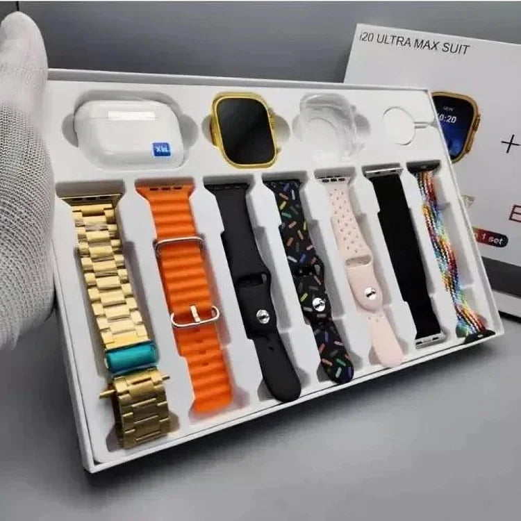 i20 Ultra Smart Watch with Air Buds – The Ultimate Combo