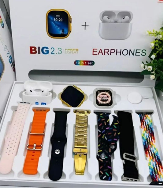 i20 Ultra Smart Watch with Air Buds – The Ultimate Combo